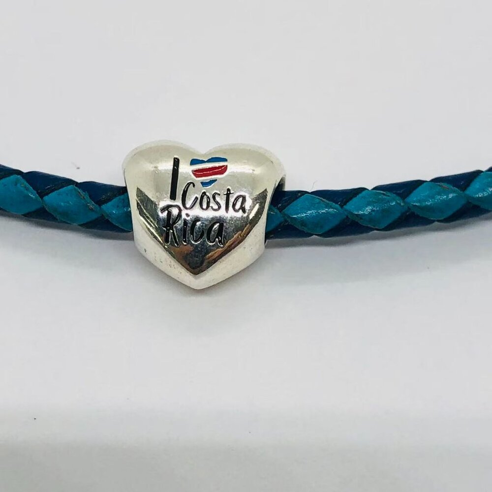 ✨✨Pandora I Love Costa Rica Exclusive Smooth Heart Charm